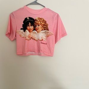 Angels Crop Tee